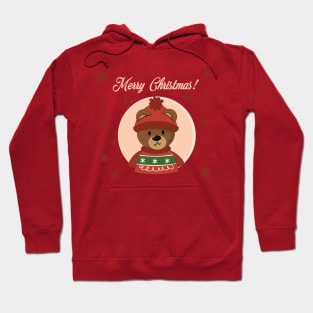 Merry Christmas Teddy Bear Hoodie